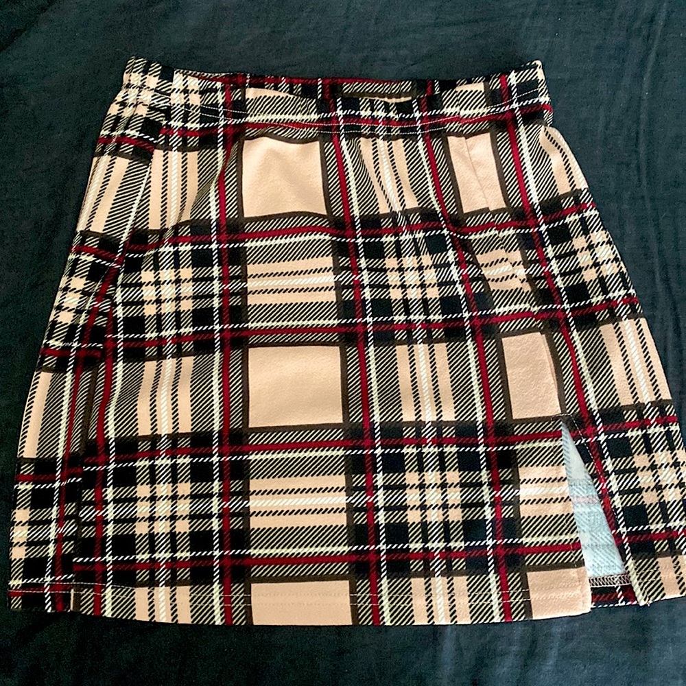 Mini Plaid Skirt